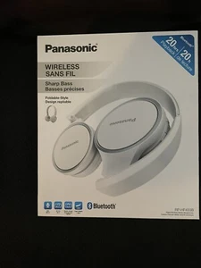 Panasonic Wireless Sans Fil Over the Ear Headphones RP-HF400B Bluetooth - Picture 1 of 11
