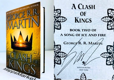 A Clash of Kings (A Song of Ice and Fire #2) SIGNED by George R.R. Martin HC - Image 1 of 4