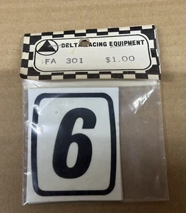 Vintage - Delta Racing Equipment 1970’s Remote Control RC Decals # FA 301 - NOS - Bild 1 von 2