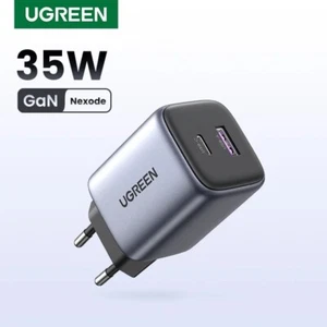 UGREEN 35W USB Charger Block, Nexode PD3.0 QC3.0 Charger Type C Charger Fast Ch - Picture 1 of 12