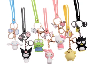 Kuromi Keychain,My Melody Keychain, Hello Kitty Keychain, Cinnamoroll Keychain - Picture 1 of 15