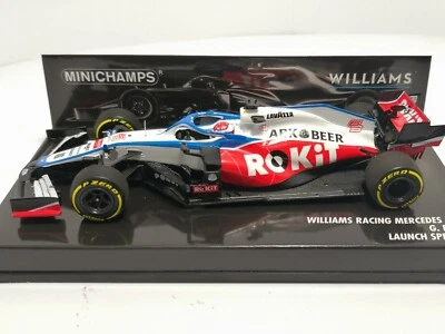 ULTRA RARE WILLIAMS FW43 RUSSELL LAUNCH VERSION 2020 1:43 MINICHAMPS 417200063 - Immagine 1 di 4