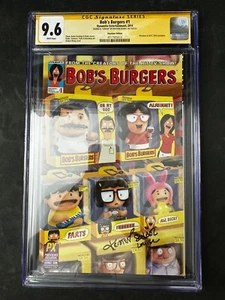 Bob's Burgers #1 CGC 9.6 SDCC Variant Signed By Kristen Schaal Dynamite - Picture 1 of 3