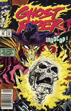 GHOST RIDER  (1990 Series)  (MARVEL) #33 NEWSSTAND Fine Comics Book