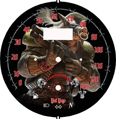 Yamaha Road Star 1700 y 1600 (se adapta a: 1999-2007) War Hogg mph y kmh  Foto 1 de 3