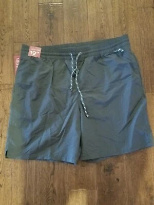 Pantalones Cortos Para Hombres Merona Talla XL Gris Pátina Look Verde 19" Sobre la Rodilla Nuevos con Etiquetas  Foto 1 de 2