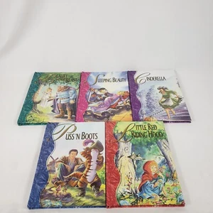 Lot Of 5 Little Storytime Classic Collection Books Cinderella Beauty & The Beast - Bild 1 von 11