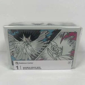 NEW Pokémon Center Roaring Moon & Iron Valiant Double Deck Box Pokemon - Picture 1 of 8