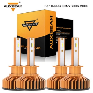 4x AUXBEAM H1 LED Headlight Bulbs Conversion Kit High Low Beam 6500K Super White - Picture 1 of 12