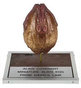 Pantalla de huevo Alien Covenant usada utilería de producción de películas Chestburster certificado de autenticidad raro - Imagen 1 de 8