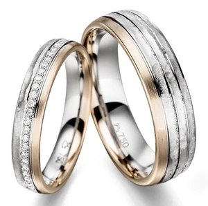 REIF-DESIGN - ELEGANTE TRAURINGE / EHERINGE  - GOLD - GROSSE AUSWAHL IM SHOP - Picture 1 of 1