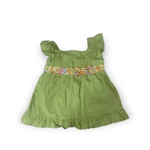 Gymboree 4t Green Floral Tank Top Spring Flowers  - Picture 1 of 4