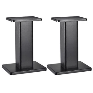 Wood Speaker Stands, 2 Pack 15.7 Inch (40cm) Speaker Stand Hollowed Bases - Bild 1 von 7