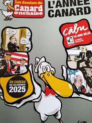 Les Dossiers du CANARD ENCHAÎNE (2025) # L'année Canard 2024 + CABU 16 pages ! - Photo 1/4