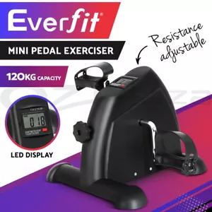 Everfit Pedal Exerciser Mini Exercise Bike Elliptical Cross Trainer Under Desk - Picture 1 of 10