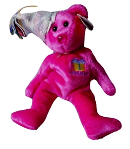 Ty Beanie Baby Bear January 2nd Birthday Series The Birthday Beanies Collection - Picture 1 of 5
