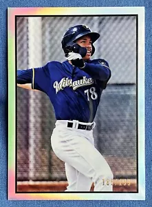 2019 Bowman Heritage COREY RAY Chrome Refractor Prospect 165/199 - Brewers - Picture 1 of 1