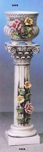 Capodimonte set small Pedestal with top antic color Made in italy - Picture 1 of 1