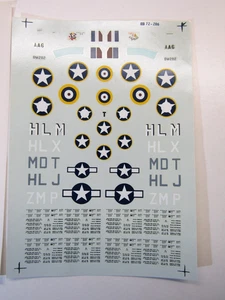 MicroScale Decal Sheet 1:72 Scale Spitfires in the U.S. Service # 72-286 - Picture 1 of 5