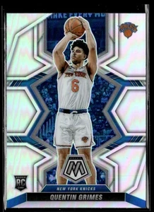 QUENTIN GRIMES RC 2021-22 MOSAIC SILVER #223 PARALLEL NEW YORK KNICKS - Picture 1 of 2