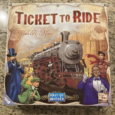 Days of Wonder Ticket To Ride by Alan R. Moon Train Board Game - Image 1 of 3