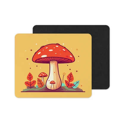 Whimsical Mushroom Mouse Mat | Aesthetic Cottagecore Desk Pad | Cute Toadstool - Image 1 of 2