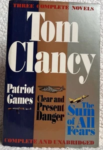 Vintage 3 Tom Clancy Novels 1st Edition & 1st Printing 1994 HCDJ VERY GOOD - Picture 1 of 10