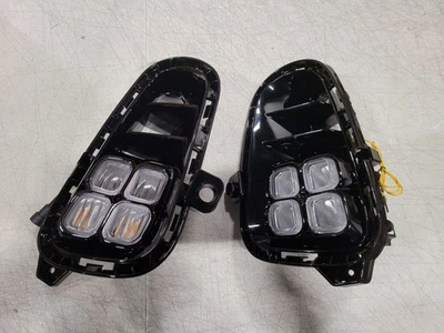 LED DRL Daytime Running Front Fog Lamps w/ Turn Light For 2018 2019 2020 KIA Rio - Image 1 of 2