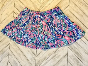 Lilly Pulitzer Carlita Skort Tennisrock Tiki Pink Shake It Up Mädchen XL 12-14 - Bild 1 von 6