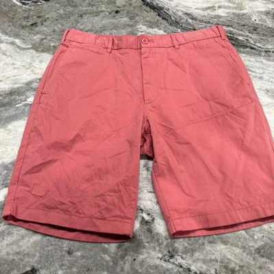 Pantalones Cortos Chinos Uniqlo Para Hombre Salmón Rojo Rosado Talla Grande 33-36 pulgadas Foto 1 de 4