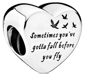 Pandora Sterling Silver Heart of Freedom ALE S925 Charm Pendant - Picture 1 of 8