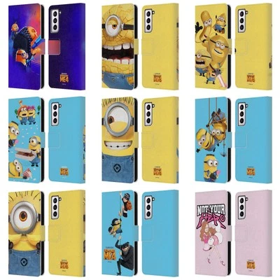 FUNDA LIBRO OFICIAL DESPRECIABLE ME 4 GRÁFICOS CUERO PARA TELÉFONOS SAMSUNG 4 Foto 1 de 4