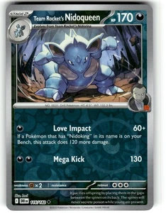 Pokemon SV10: Destined Rivals card 116/182 Team Rocket's Nidoqueen Reverse Foil - Picture 1 of 4