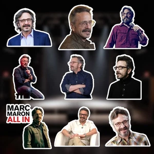 Marc Maron Stickers - Waterproof Die-Cut Vinyl Stickers - 9 PCS Stickers - Picture 1 of 10