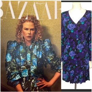 Express Vintage Early 90's Floral Drop-waist Dress  - Picture 1 of 6