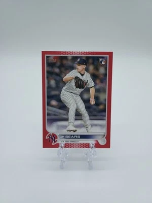 2022 Topps Update Mother's Day Pink JP Sears RC 13/50 Yankees A's - Image 1 of 4