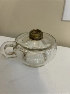 Antique RARE  Finger Holder  Oil Lamp - Picture 1 of 3