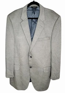 JOS. A. Bank Signature Collection Men’s 46R Gray Herringbone Blazer Sport - Picture 1 of 8