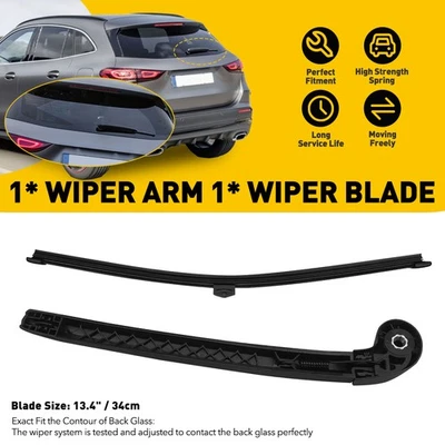 Rear Windscreen Wiper Arm + Blade Rear For Audi A1 Q3 Q7 Q5 F3 3door 2016-2019 - Image 1 of 4