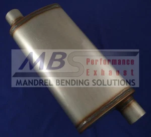 muffler Full Boar Max Flow SS 2.5" IN/OUT MF1266 - Bild 1 von 4