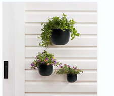 Better Homes and Gardens Blake 3 pack Wall Planters，Has a drainage hole