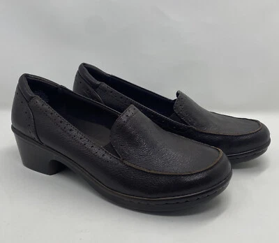 Easy Spirit Leoda Mocasín Sin Cordones Cuero Marrón Talla 11M Foto 1 de 4