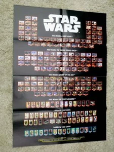 Promo Poster ~ Star Wars Collector Cards ~ Double-Sided - Picture 1 of 1