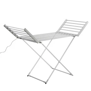 Electric Heated Clothes Rack Portable and Compact Aluminium Laundry Hanger - Picture 1 of 6