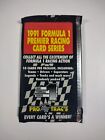 Formel 1 Premier Racing Card Serie 1991 versiegelte Packung 10 Karten pro Packung Pro Trac