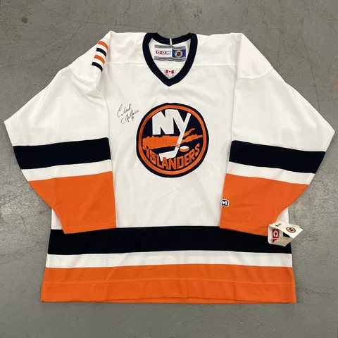 New York Islanders NHL Authentic Jersey NWT Signed Cover