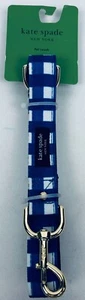 Kate Spade Navy Gingham Dog Leash – Medium / Large 72 in #249934 - Picture 1 of 2