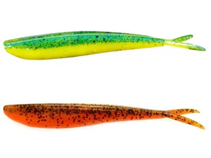 Lunker City Fin-S Fish 5" 127mm 8-Stück Gummiköder Gummifische NEU FARBEN - Bild 1 von 17