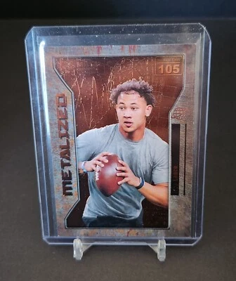 Trey Lance RC - 2021 Skybox Metal Universe Champions Metalized Rookie #105 - Image 1 of 2