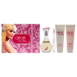 Paris Hilton for Women,4 Pc Set 3.4oz EDP, 0.34oz Spray, 3oz Lotion,3oz Bath&Gel - Picture 1 of 1